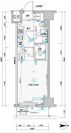 メインステージ武蔵関駅前IIの間取り図
