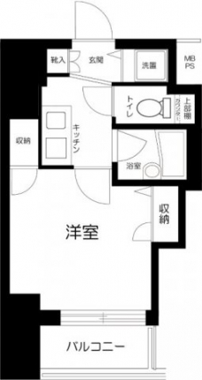 パークウェル代田橋の間取り図