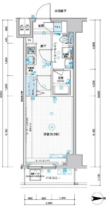 メインステージ武蔵関駅前IIの間取り図