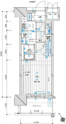 メインステージ駒込ラ・ヴェールの間取り図