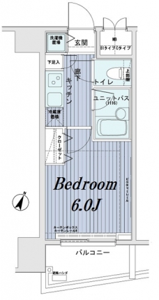 メインステージ東日本橋IIの間取り図
