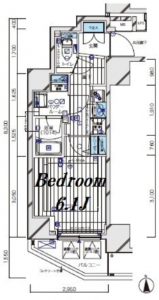 メインステージ北千住Vの間取り図