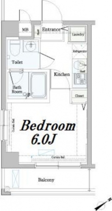 プリヴィレージュ目黒南の間取り図