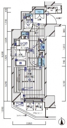 メインステージ北千住Vの間取り図
