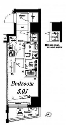 アクサス西五反田の間取り図