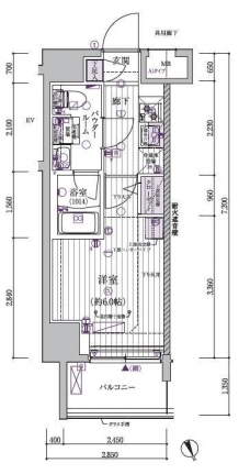 メインステージ立川VIの間取り図