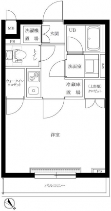 ルーブル駒沢大学参番館の間取り図