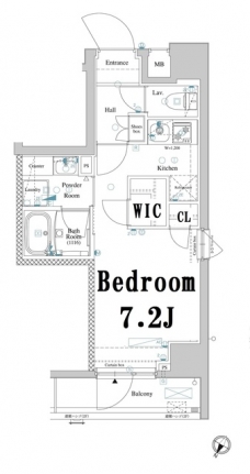 アクサス文京千駄木の間取り図