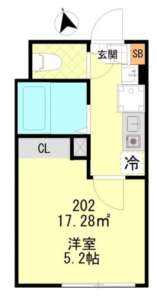パティシオン中板橋の間取り図