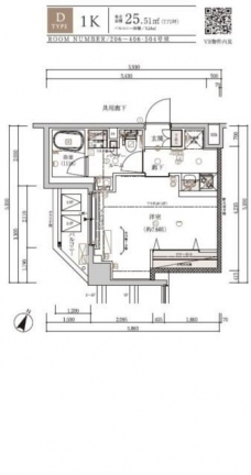 メインステージ下赤塚の間取り図