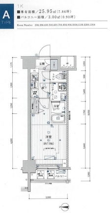 メインステージ浅草入谷IIの間取り図