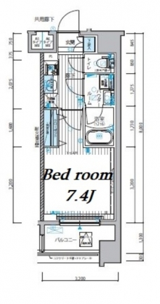 メインステージ錦糸町IXの間取り図