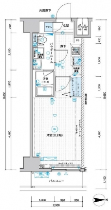 メインステージ武蔵関駅前IIの間取り図
