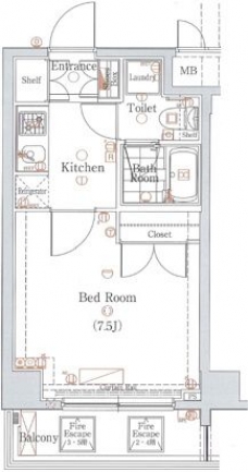 グラントゥルース板橋本町の間取り図