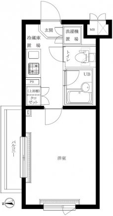 ルーブル練馬参番館の間取り図