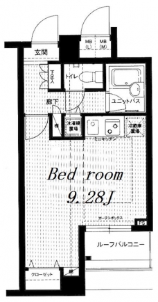 メインステージ青山の間取り図