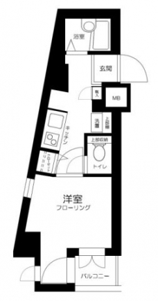 マーベラス鶯谷の間取り図