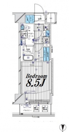 メインステージ門前仲町IIの間取り図