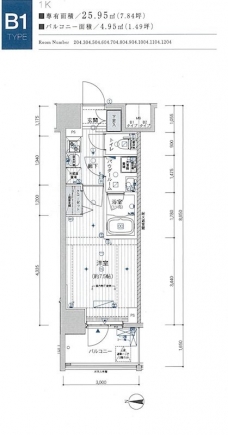 メインステージ浅草入谷IIの間取り図
