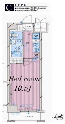 メインステージ大山の間取り図