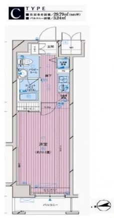 メインステージ大山の間取り図