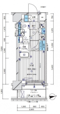 メインステージ亀有の間取り図