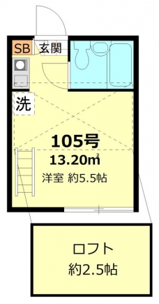 スカイピア笹塚の間取り図