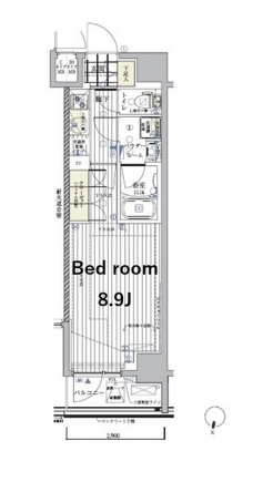 メインステージ自由が丘の間取り図