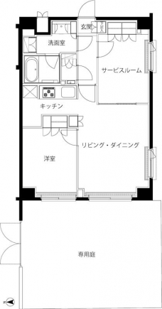 ルーブル下赤塚の間取り図