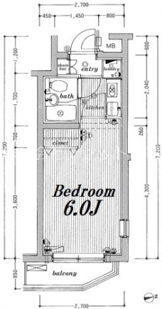 サンテミリオン品川西の間取り図