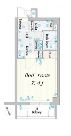 グラントゥルース中野江原町の間取り図