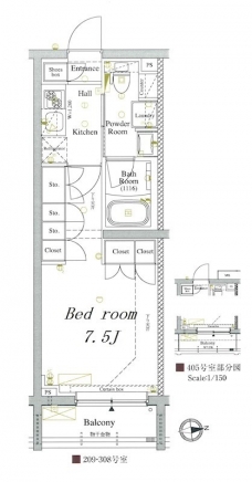アクサス駒場東大前の間取り図