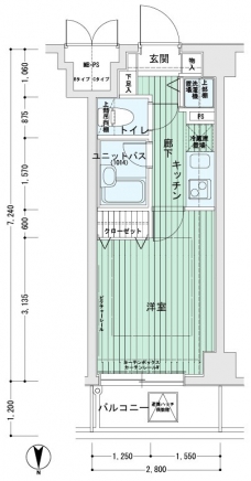 メインステージ蓮沼の間取り図