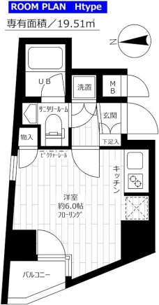 ステージファースト西新宿の間取り図
