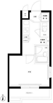 ルーブル久我山の間取り図