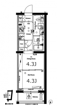 アークマーク三軒茶屋の間取り図
