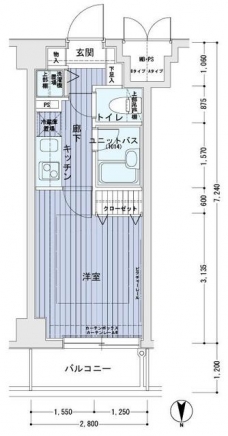 メインステージ蓮沼の間取り図