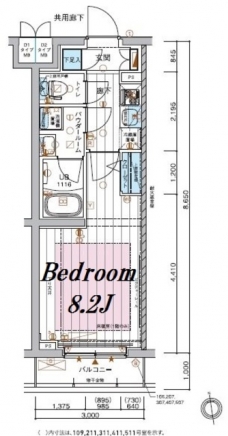メインステージ板橋蓮根IIの間取り図