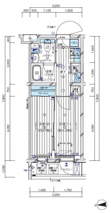 メインステージ大森の間取り図