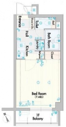 グラントゥルース中野江原町の間取り図