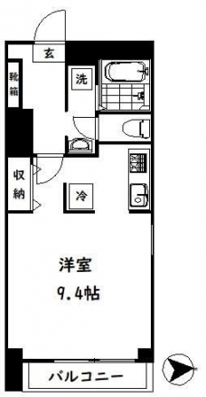 パルクベール上井草の間取り図
