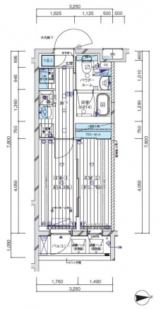 メインステージ大森の間取り図