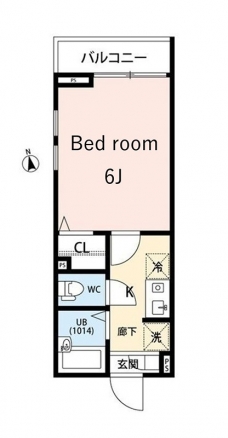ベルフォレスタ杉並の間取り図