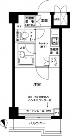 ルーブル大井町参番館の間取り図