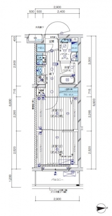 メインステージ大森の間取り図