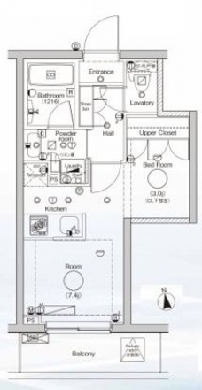 DIPS墨田RIVERSIDEの間取り図