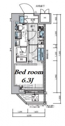 メインステージ武蔵小杉の間取り図