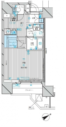 メインステージ吉祥寺の間取り図