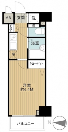 トーシンフェニックス方南町弐番館の間取り図