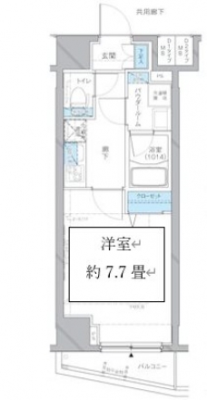 メインステージ板橋本町駅前IIの間取り図